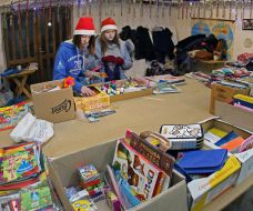 Volunteers at the "Factory of St. Nicholas"