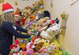 Volunteers at the "Factory of St. Nicholas"