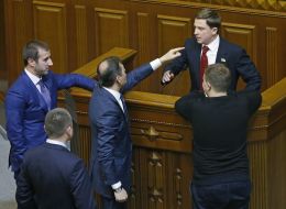 Oleg Lyashko and Oles Dovgiy