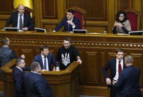 Oleg Lyashko and Oles Dovgiy