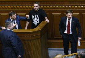 Oleg Lyashko and Oles Dovgiy