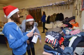 Volunteers at the "Factory of St. Nicholas"