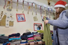 Volunteers at the "Factory of St. Nicholas"