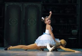 Aleksandra Chernenko during the ballet "Carnival of animals"