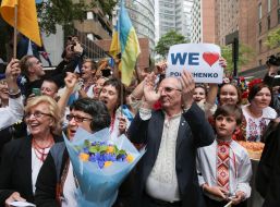 Representatives of the Ukrainian diaspora