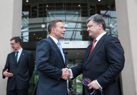 Петро Порошенко та Тоні Ебботт