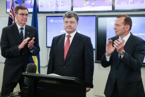 Петро Порошенко та Тоні Ебботт
