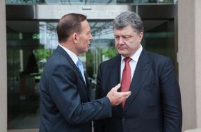 Петро Порошенко та Тоні Ебботт