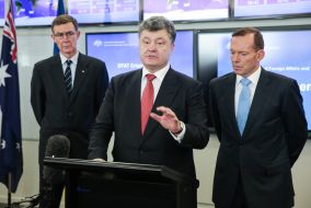 Петро Порошенко та Тоні Ебботт