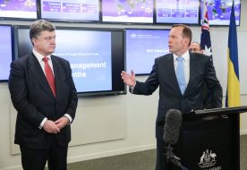 Petr Poroshenko and Anthony John «Tony» Abbott