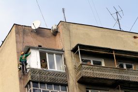 Warming of the balcony