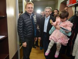 Андрей Садовый на открытии детского дома