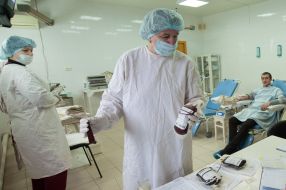 Representatives of the Georgian Diaspora donated blood