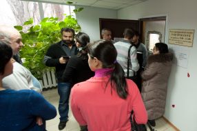 Representatives of the Georgian Diaspora donated blood