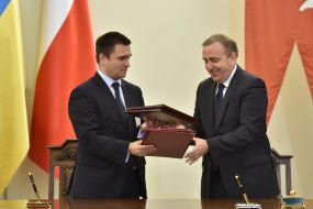 Pavel Klimkin and Grzegorz Schetyna