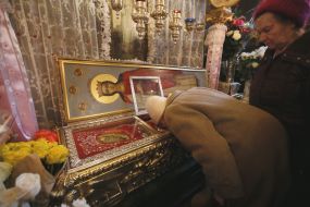 The relics of St. Barbara