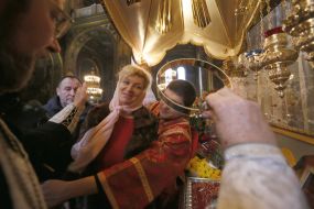 The relics of St. Barbara