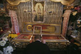 The relics of St. Barbara