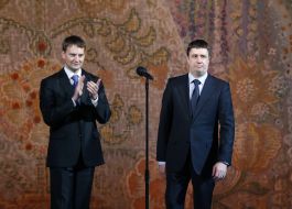 Vyacheslav Kirilenko and Anatoly Solovyanenko