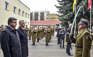 Stepan Poltorak and Petr Poroshenko