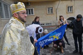Акція протесту під стінами "Укртелекому"