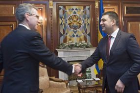 Владимир Гройсман и Джеффри Пайетт