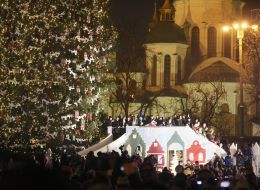 The main Christmas tree of Ukraine