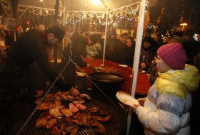 The opening of the main Christmas tree of the country