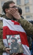 Farewell ceremony with dead soldiers of "Aydar"