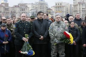 Farewell ceremony with dead soldiers of "Aydar"