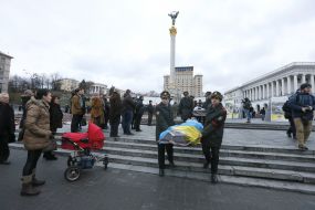 Farewell ceremony with dead soldiers of "Aydar"