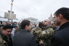 Farewell ceremony with dead soldiers of "Aydar"