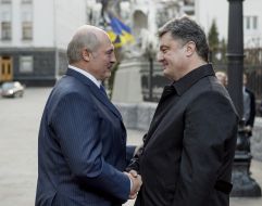 Petro Poroshenko and Aleksandr Lukashenko