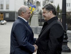 Petro Poroshenko and Aleksandr Lukashenko