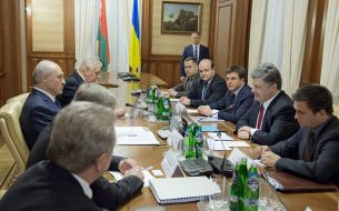 Negotiations of Petro Poroshenko and Aleksandr Lukashenko