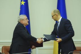 Laszlo Baranja and Arseniy Yastenyuk