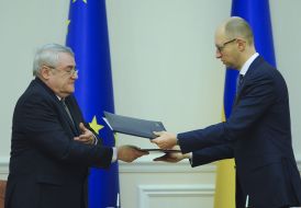 Laszlo Baranja and Arseniy Yastenyuk