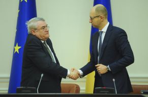 Laszlo Baranja and Arseniy Yastenyuk