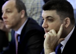 Andrey Parubiy and Vladimir Groysman