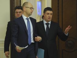 Арсений Яценюк и Вячеслав Кириленко