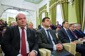 Valeriy Chaliy and Pavel Klimkin