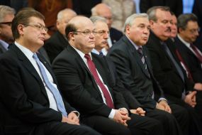 Participants of diplomatic reception