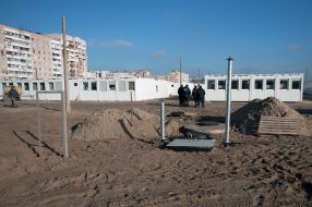 Camp for displaced persons