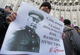 Mass protest of veterans
