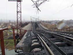 Blew up a railway bridge