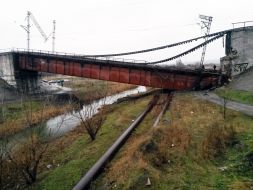 Blew up a railway bridge