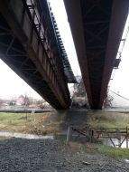 Blew up a railway bridge