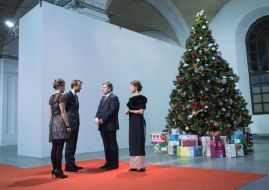 Petr Poroshenko and Marina Poroshenko