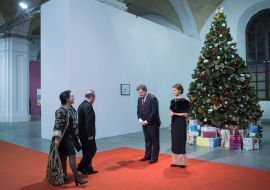 Petr Poroshenko and Marina Poroshenko