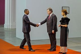 Petr Poroshenko and Marina Poroshenko